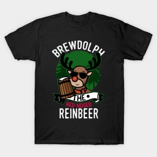 Brewdolph Red nosed Reinbeer T-Shirt